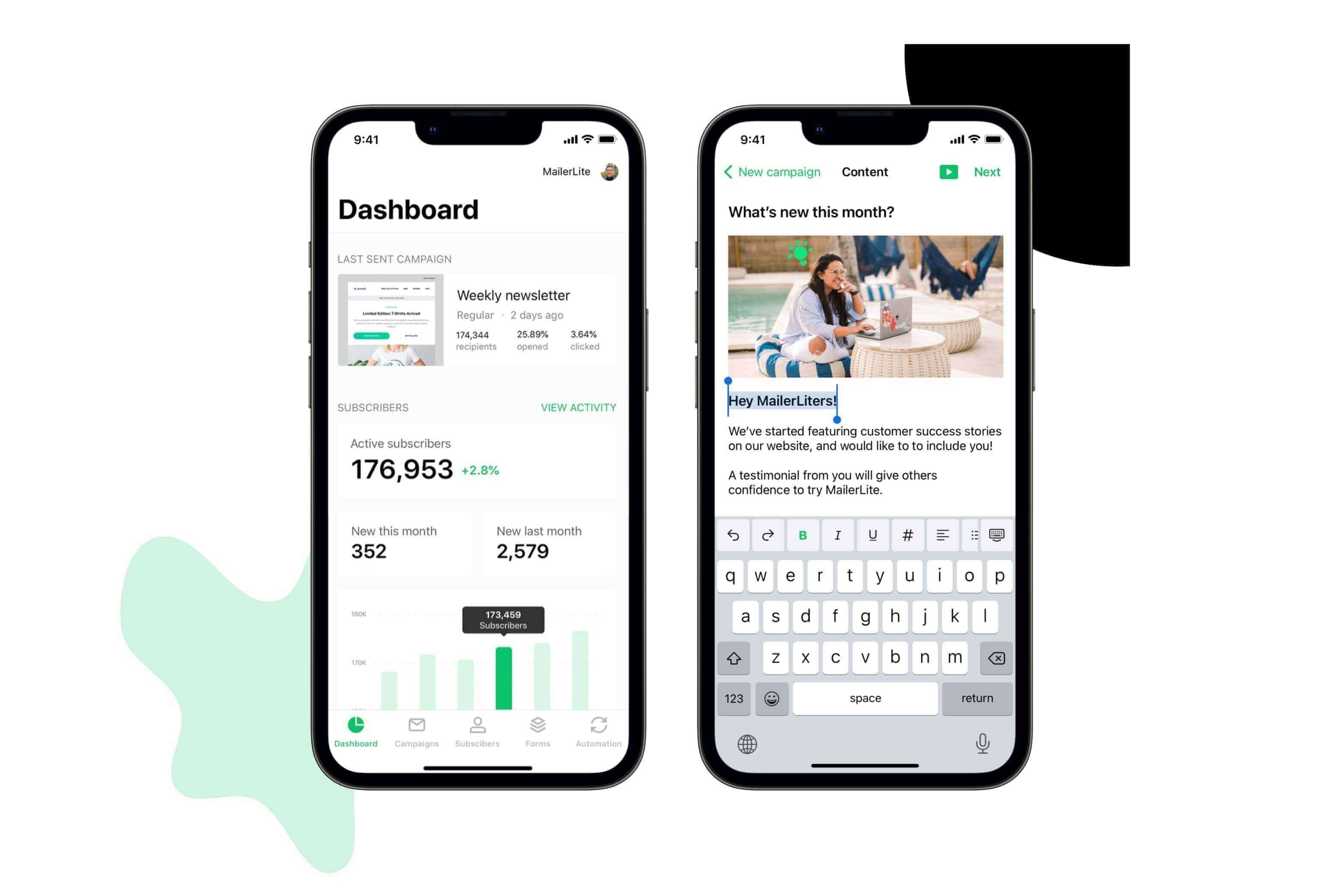 MailerLite Mobile app for iOS and Android Devices in 2024